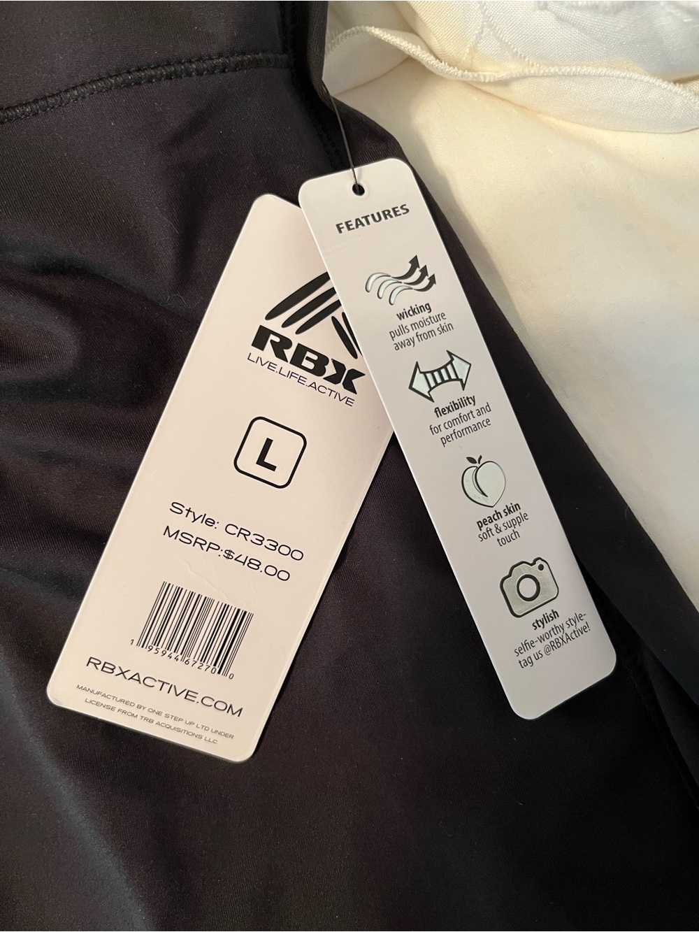 RBX Black Racerback Active Tank Top